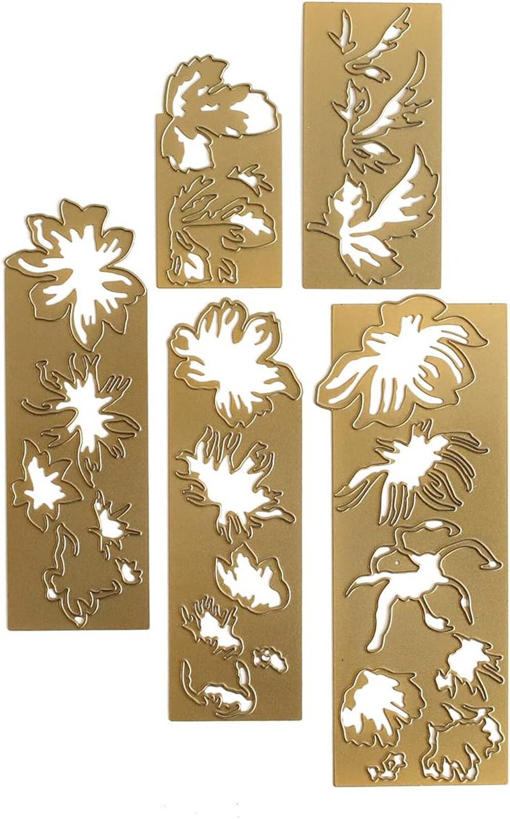 Anna Griffin Layered Flower Dies Set of 5 Craft Dies and Idea Sheet – NEW