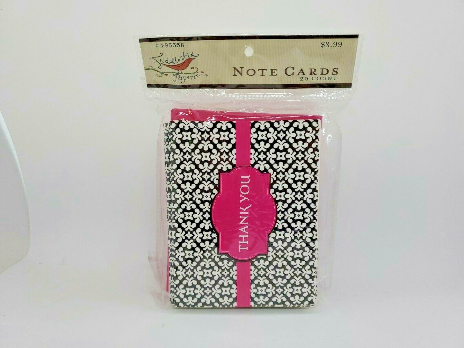 Fiddlestix Paperie Thank you cards with envelopes 2012 Vintage 20 count NOS