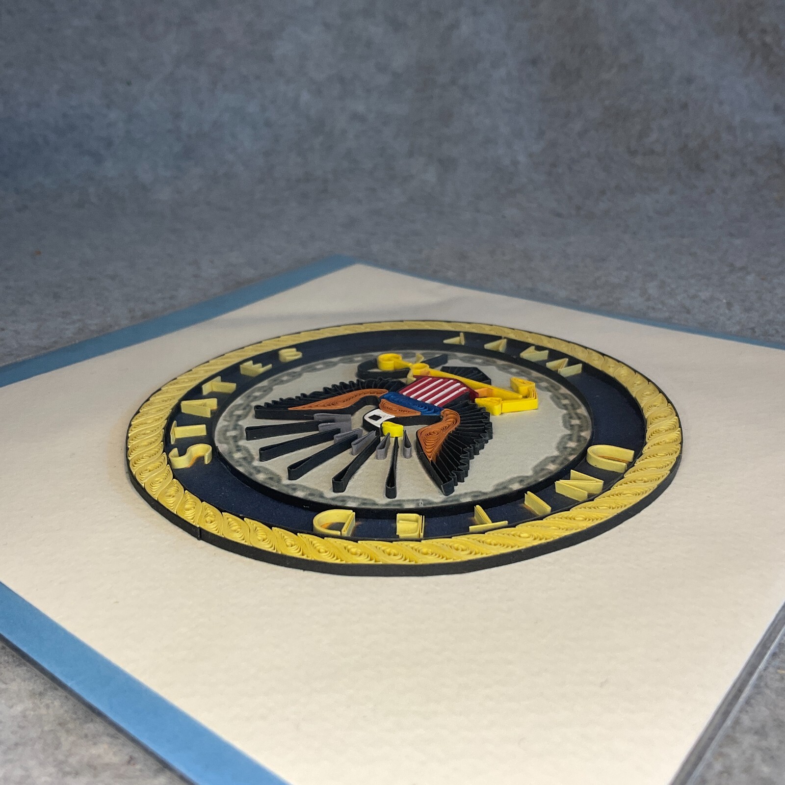 US NAVY – YODER DO AMERICA’S QUILLING CARD COMPANY GREETING CARD – Blank