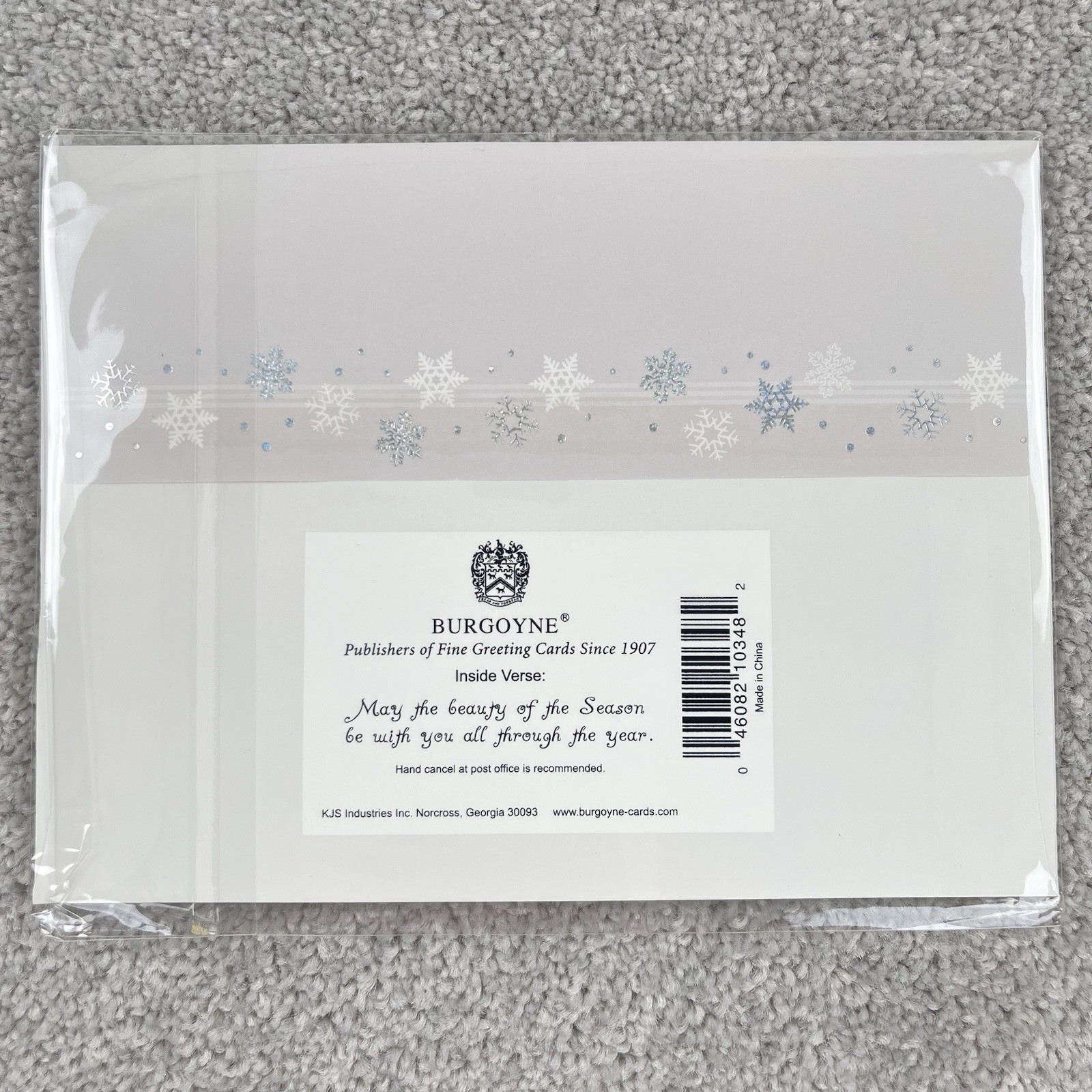 Burgoyne Christmas Cards Lot 8 Handmade 3D New in Wrap Matching Envelopes
