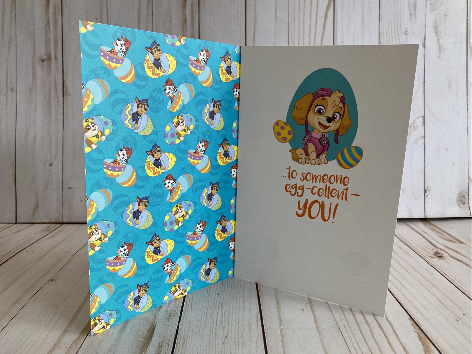 Paw Patrol Happy Easter Card Wishing You A Pawsome One + Stickers New Kids Fun