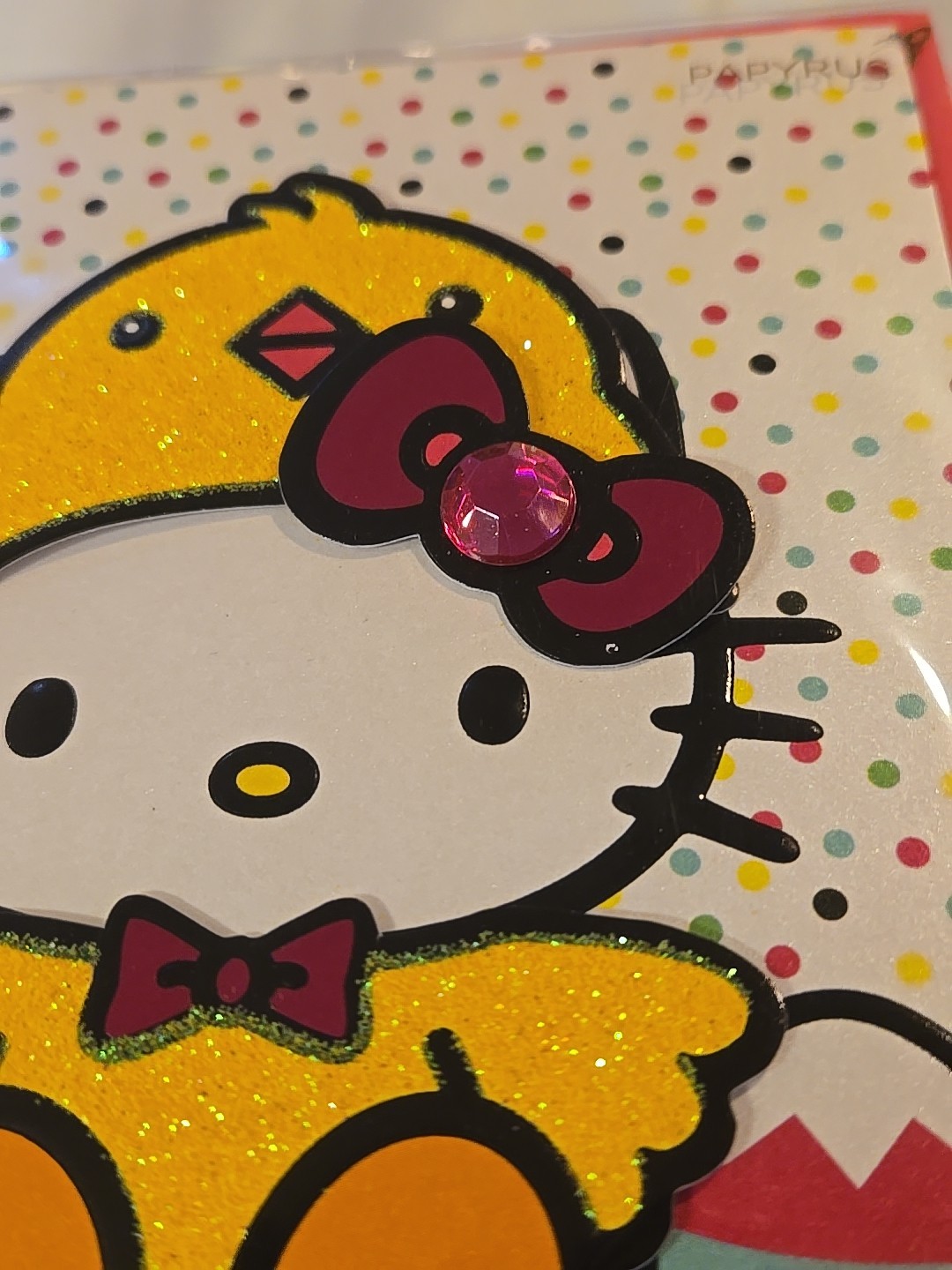 Hello Kitty Papyrus Happy Easter Greeting Card