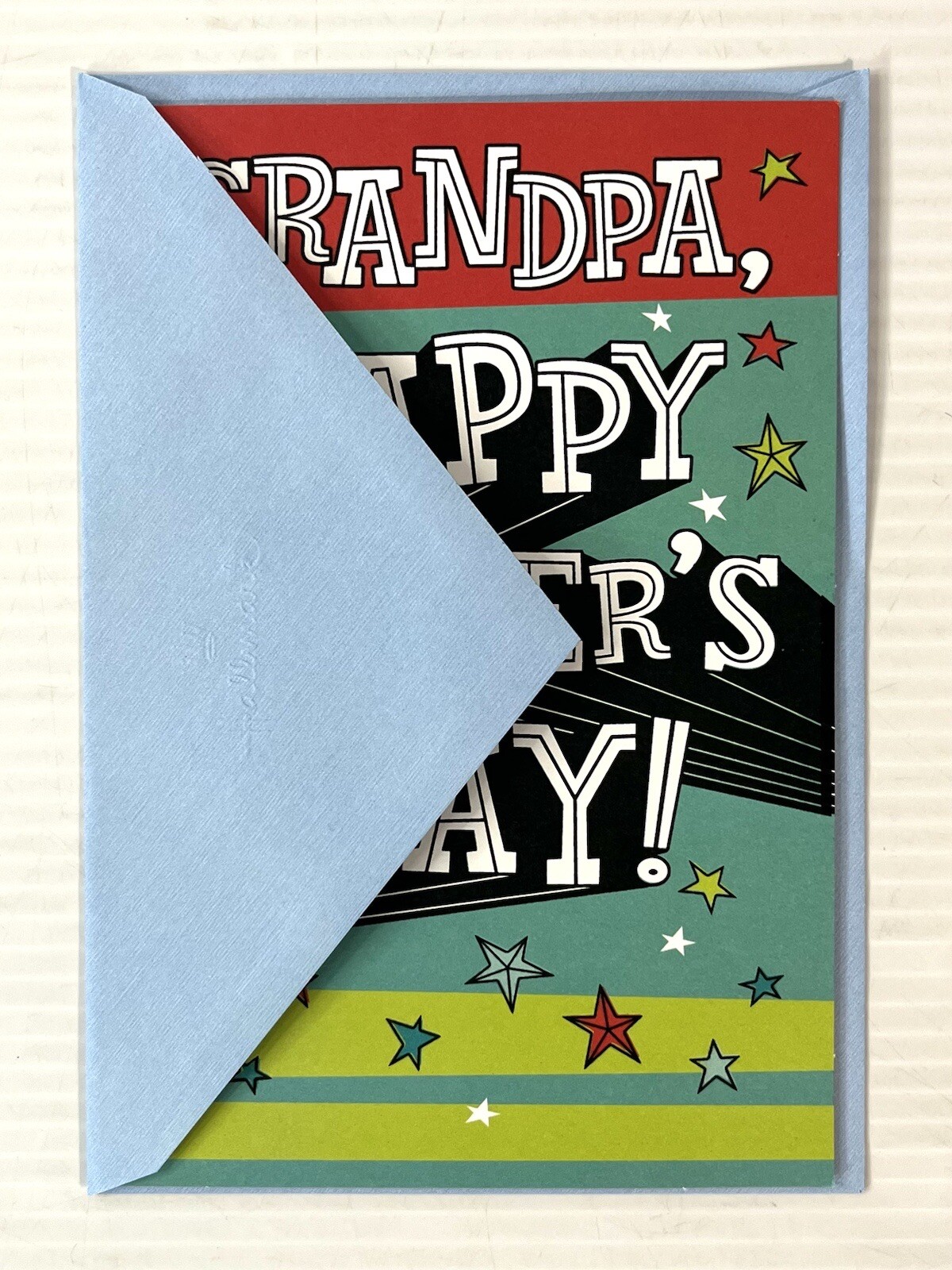 Fathers Day Card For Grandpa Colorful Sentimental Hallmark Expressions Card NEW