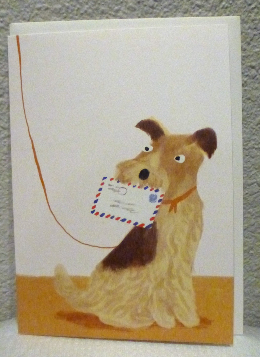 Trader Joe’s Get Well Card -Dog with Letter
