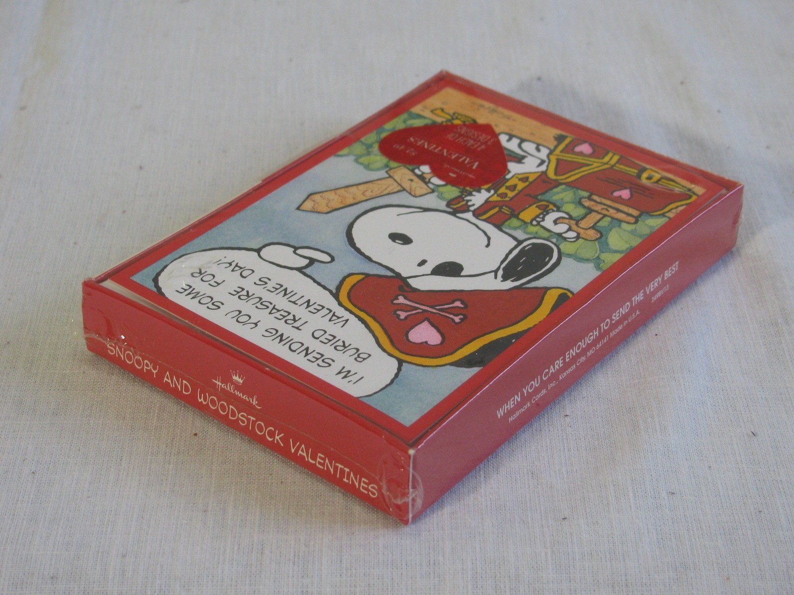 NEW Vtg Hallmark Peanuts Snoopy/Woodstock Valentines Cards, 12 Cards/3 Designs