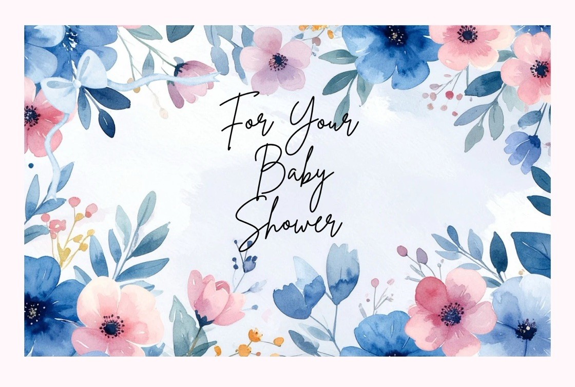 5 X 6 3/4 Inches Baby Shower New Parents Celebration Sister Friend HM