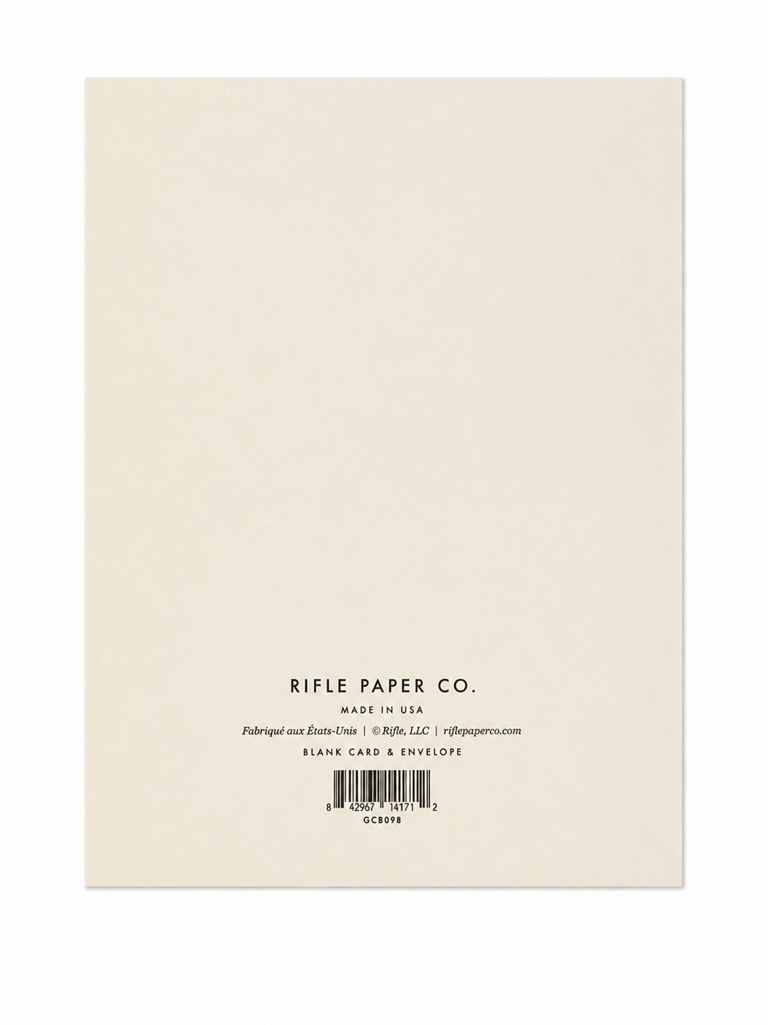 RIFLE PAPER CO One Cool Cat Birthday Card, Folded Blank A2 Card & Envelope
