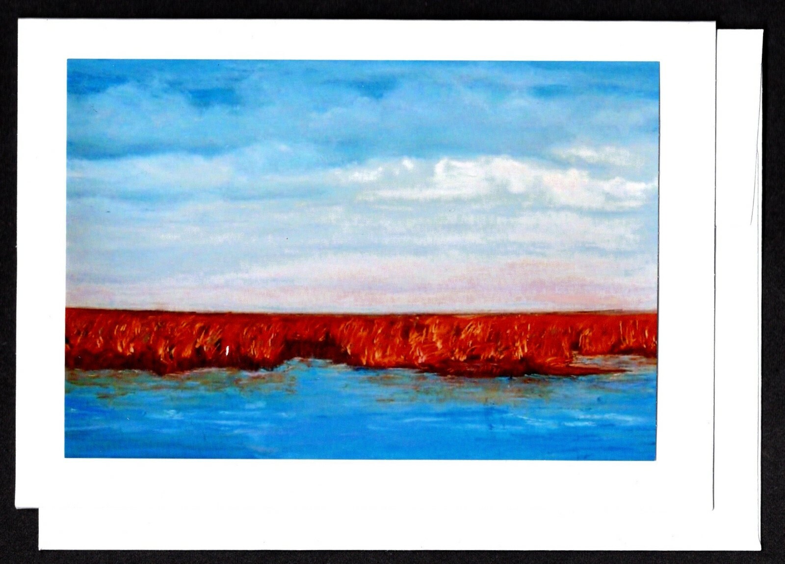 8 Notecards 5×7″ Long Beach Island NJ, Original Art Paintings, Beach, Lighthouse