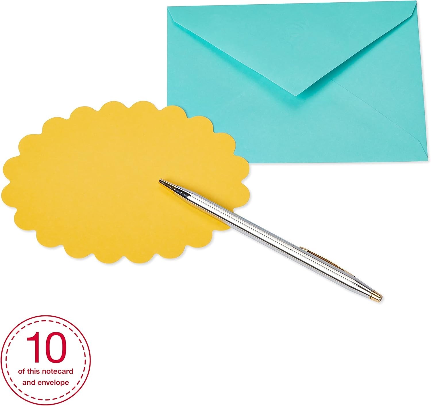 Single Panel Blank Cards with Envelopes, Bright Colors, Patterns and Shapes 4…