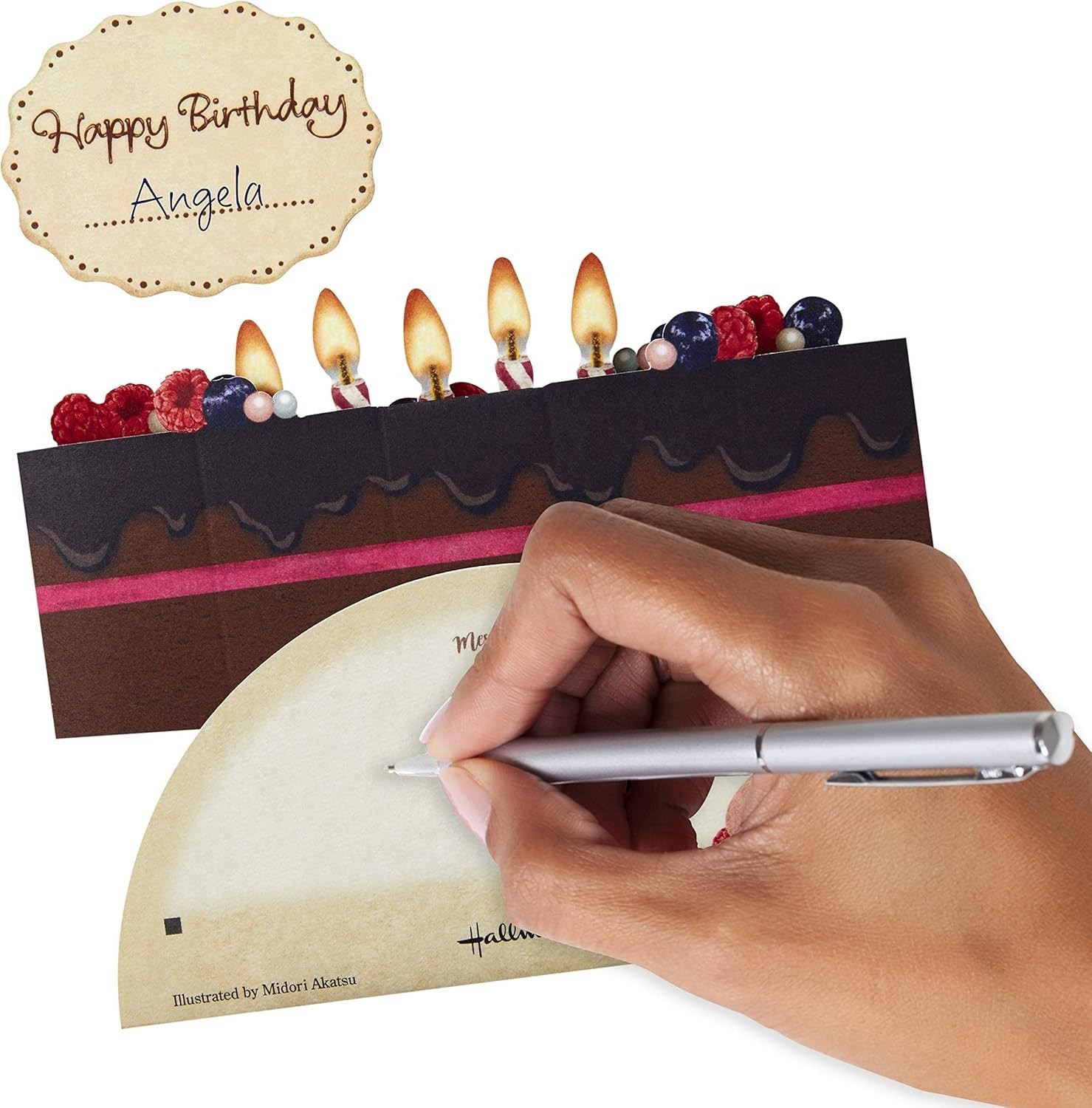 Pop Up Birthday Card Chocolate Cake