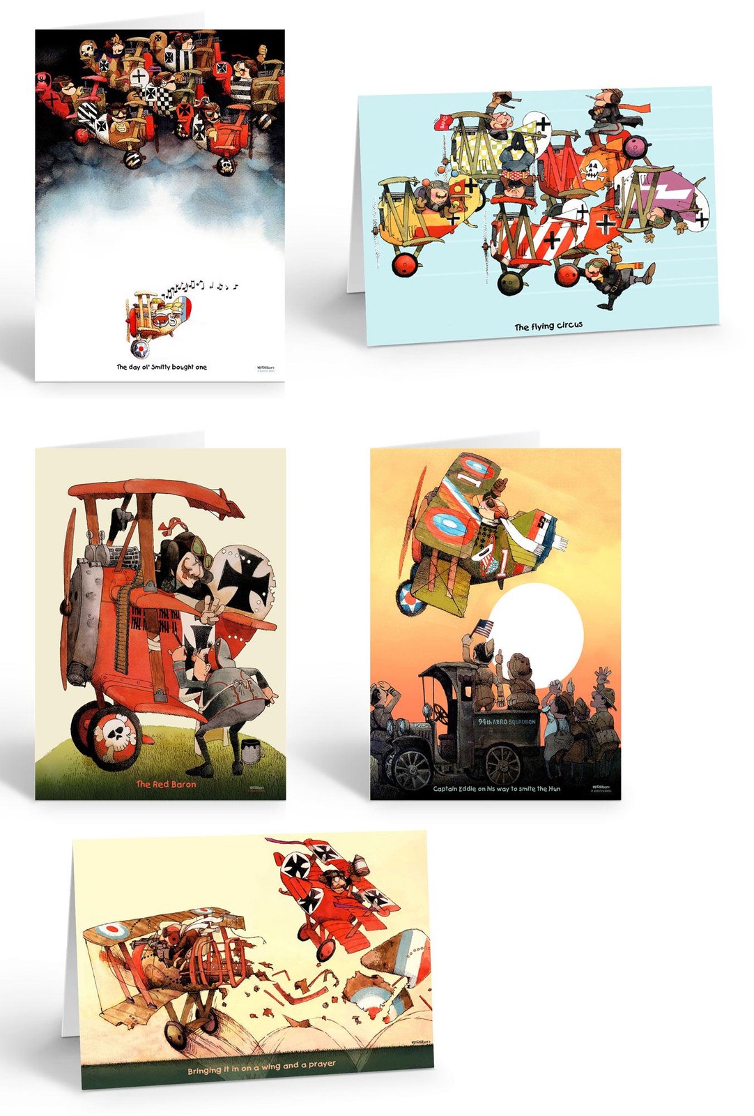 Stonehouse Collection | Assorted Historical Aviation Note Cards | A – 14496