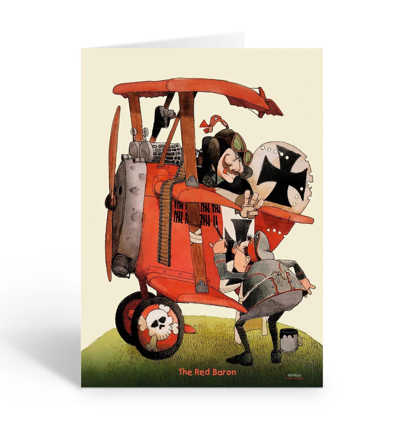 Stonehouse Collection | Historical Aviation Note Cards | Vintage Red Baron