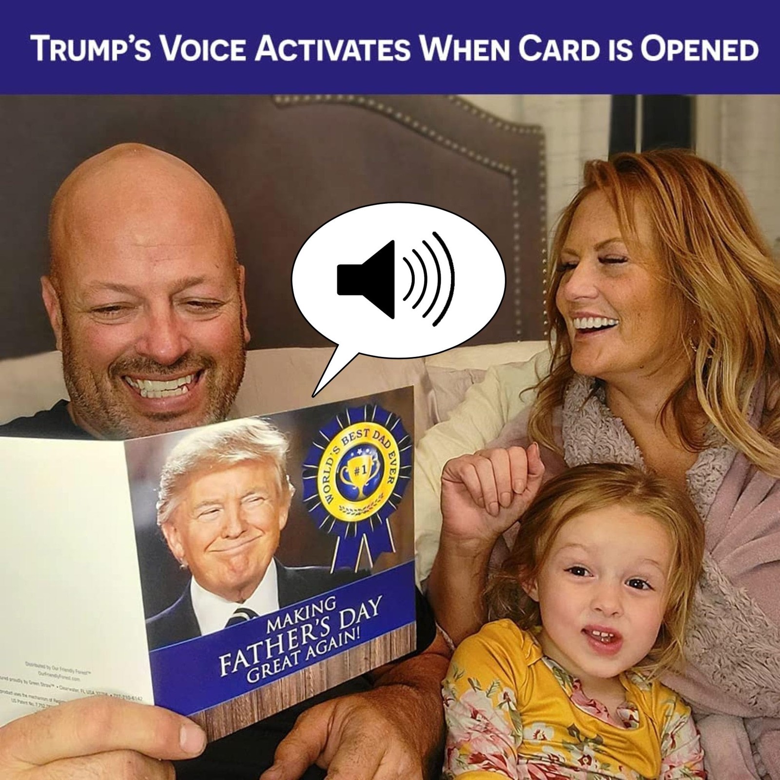 Make Dad Great Again Talking Card | Funny Father’s Day Gift