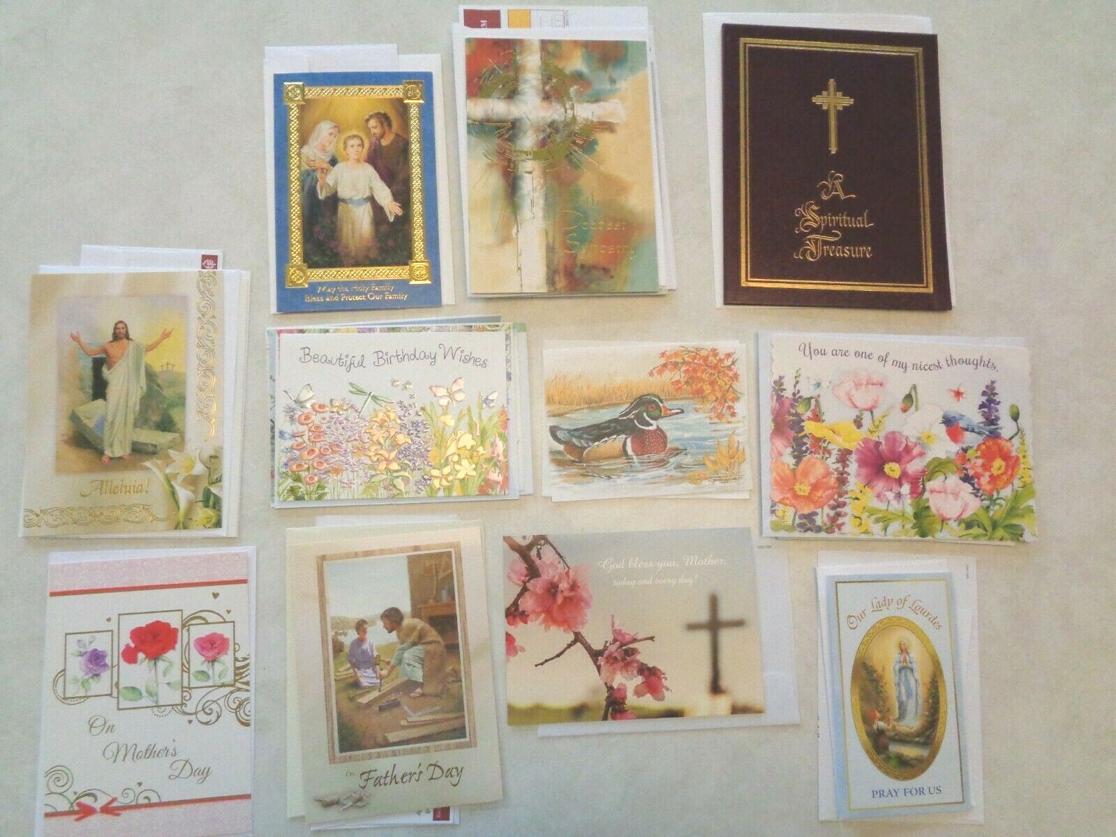 Mother & Father’s Day, B’day, Easter Sympathy, Etc. 20 Cards (#5598)