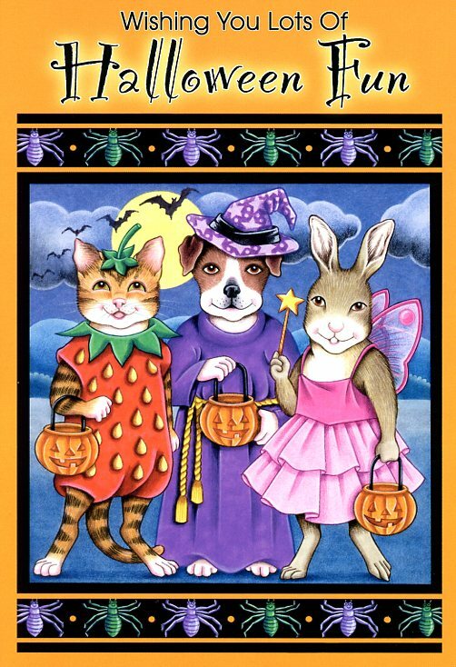Wishing You Lots Of Halloween Fun – Halloween Greeting Card – 25186