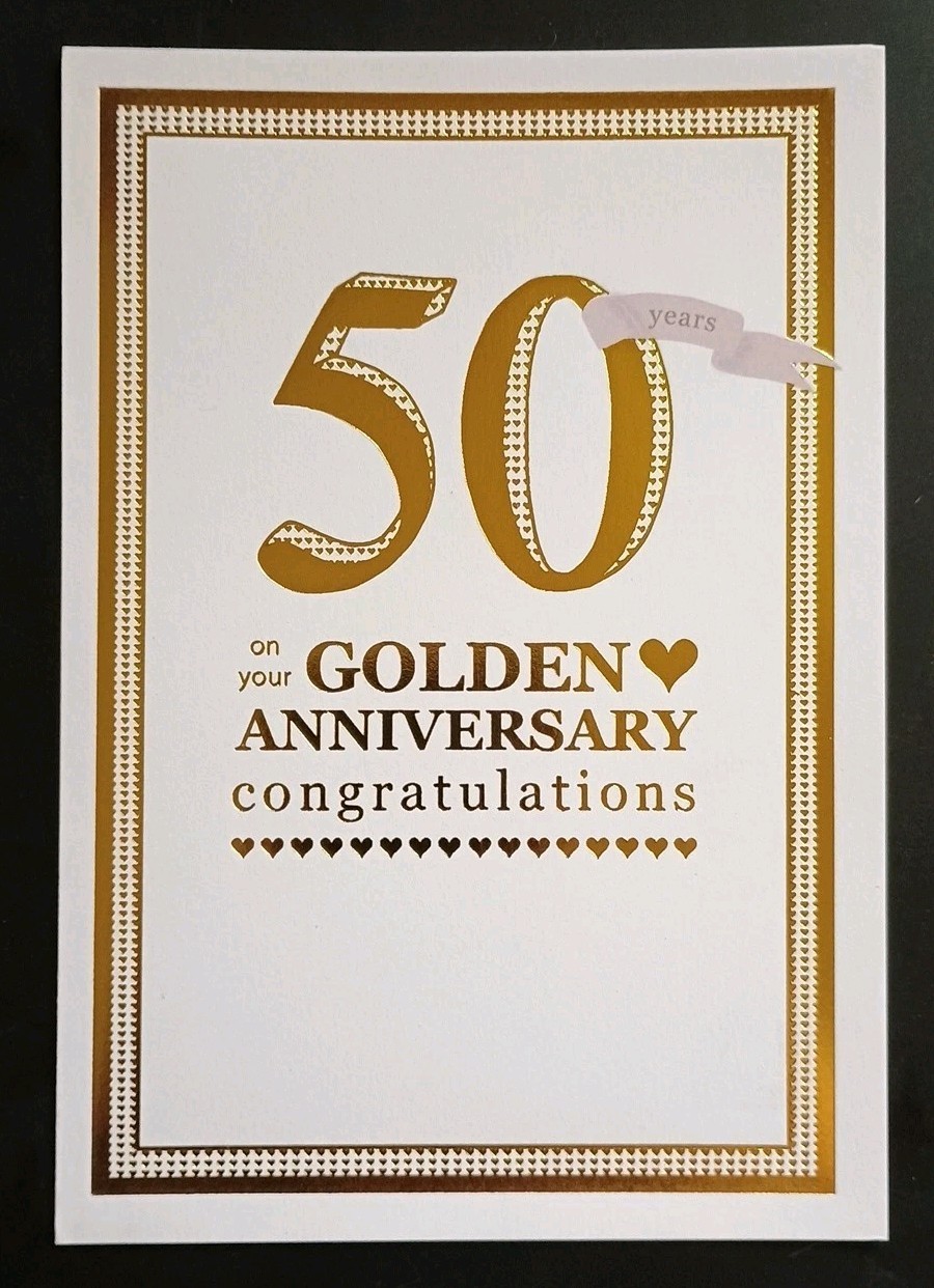 50th Anniversary Card