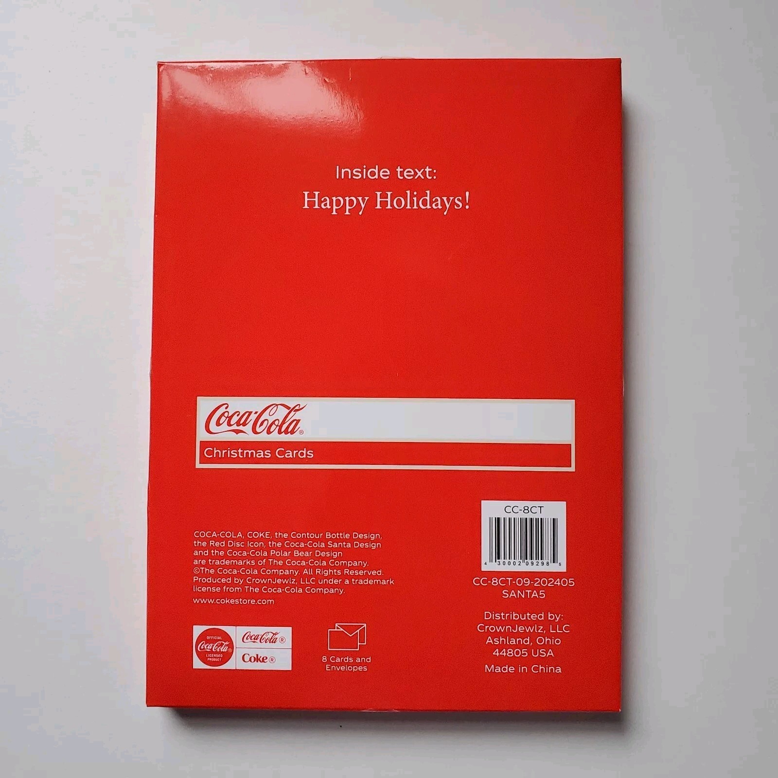 6 Boxes Coca Cola Santa Polar Bear Dog Coke Bottle Christmas Cards 8 Count Each
