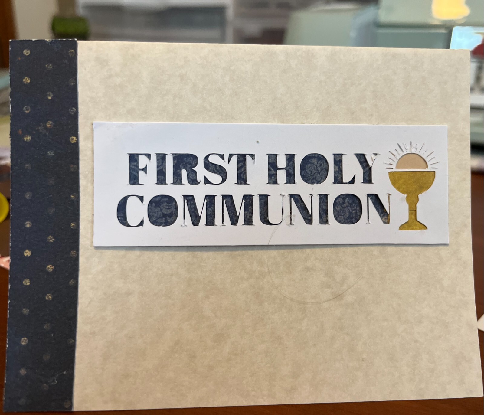 First Communion card