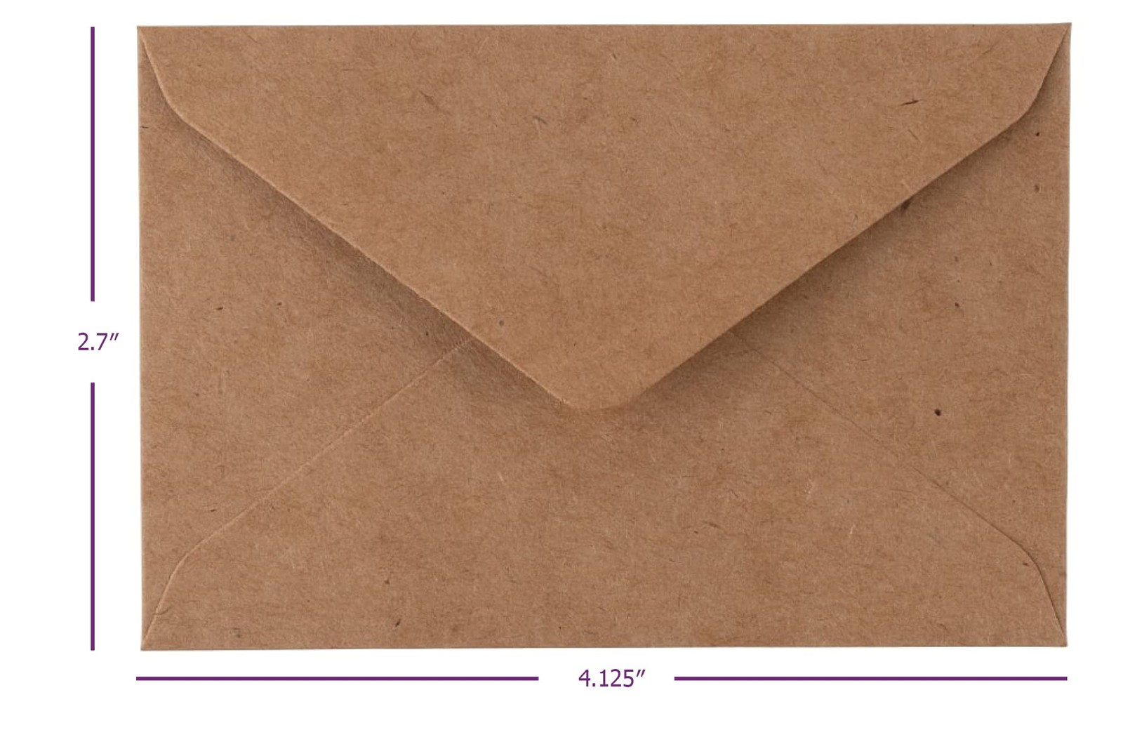 Kraft Mini Envelopes Brown Kraft Gummed Envelopes for Gift Cards and Business…