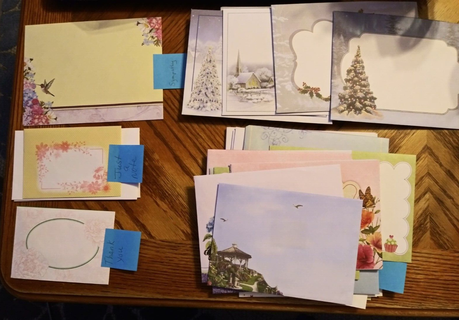 50 Greeting Card Collection Most with Matching Envelopes See Description