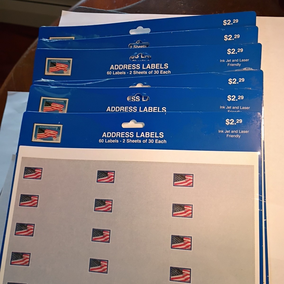 Hallmark American Flag Note Card Stationary Etc. Veteran Patriotic USA Lot USPS