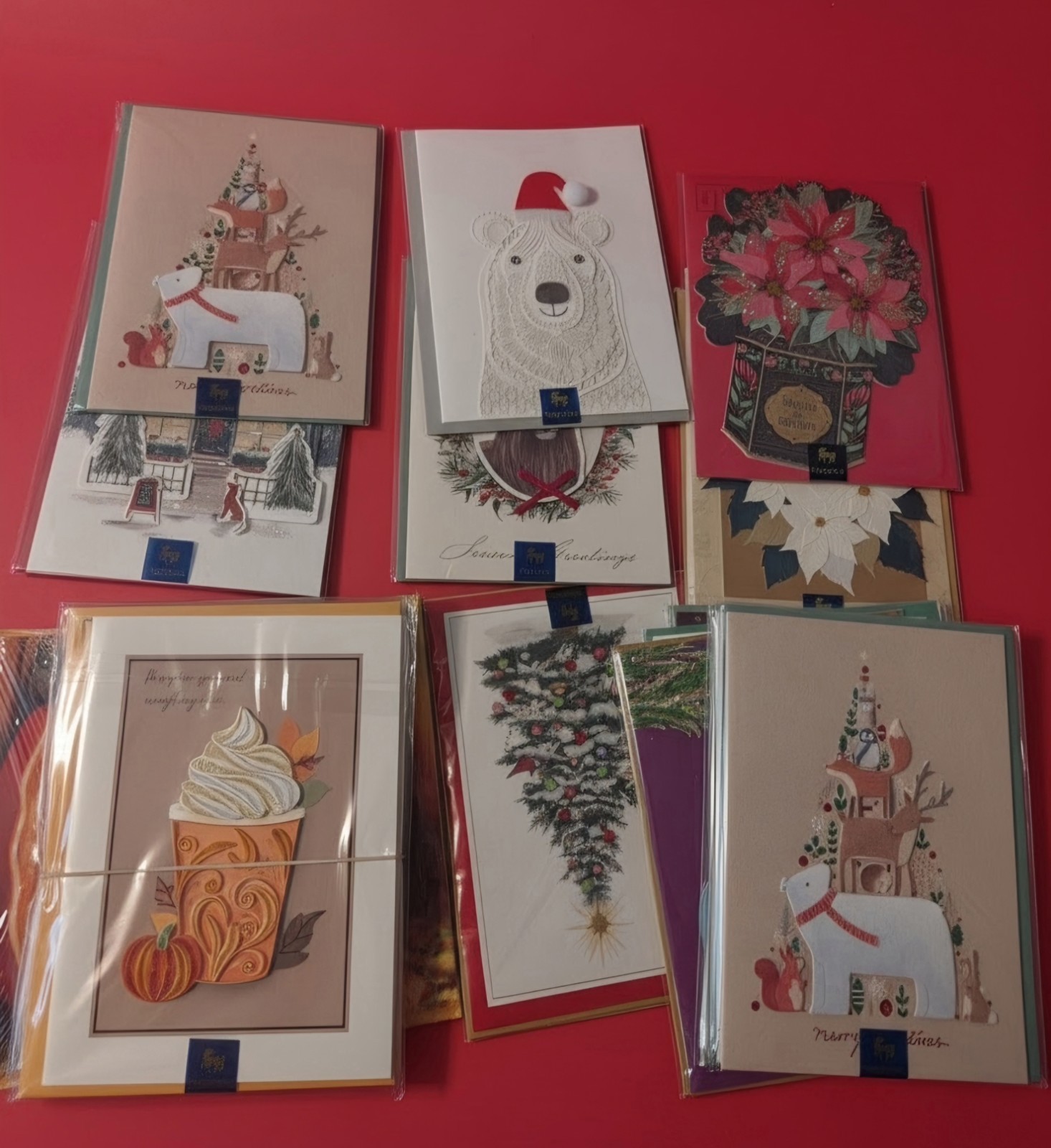 Lot of 25 Premium Holiday Cards NIQUEA.D & Avanti Christmas Thanksgiving NEW