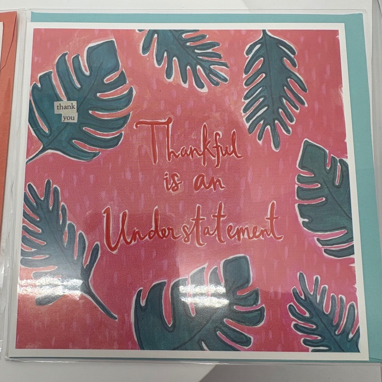 2 Curly Girl Design Thankful for You Greeting Cards Good Wine BFF