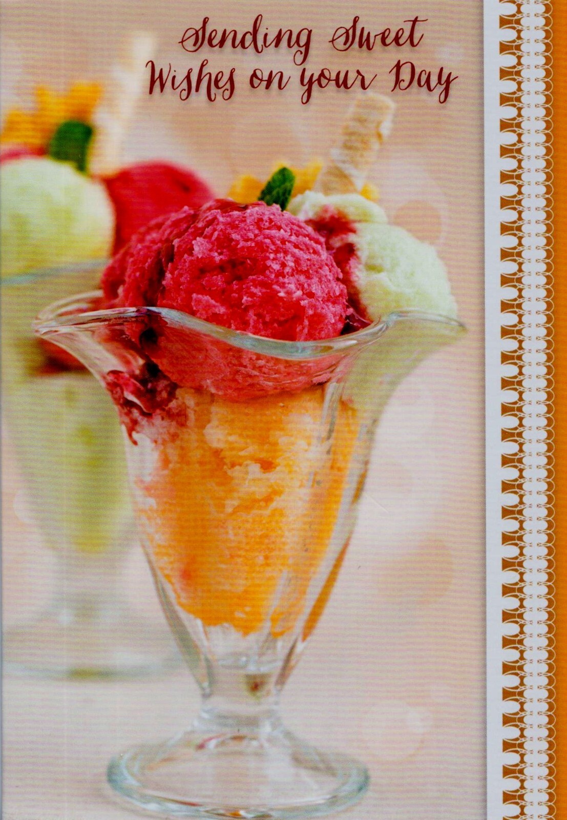 Happy Birthday Special Blessings Cup Cakes coffee Cup Christian Greeting Card