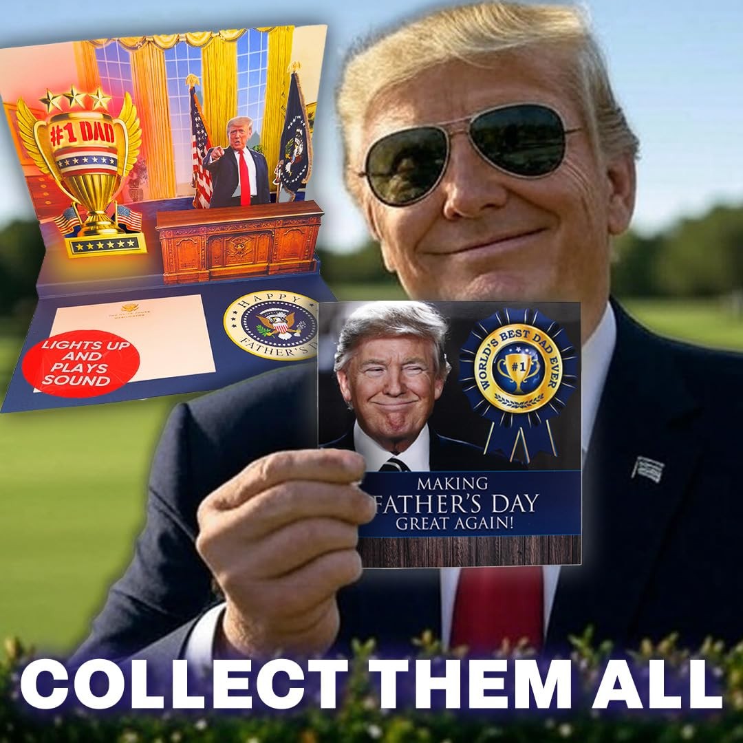 Make Dad Great Again Talking Card | Funny Father’s Day Gift