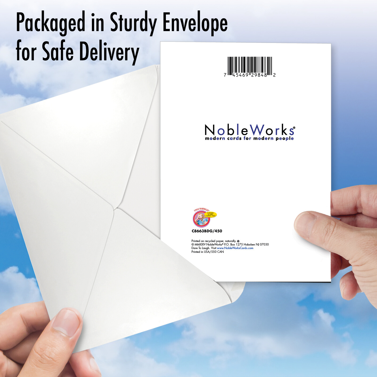 1 Funny Birthday Greeting Card with Envelope Bday You Are Priceless -NobleWorks