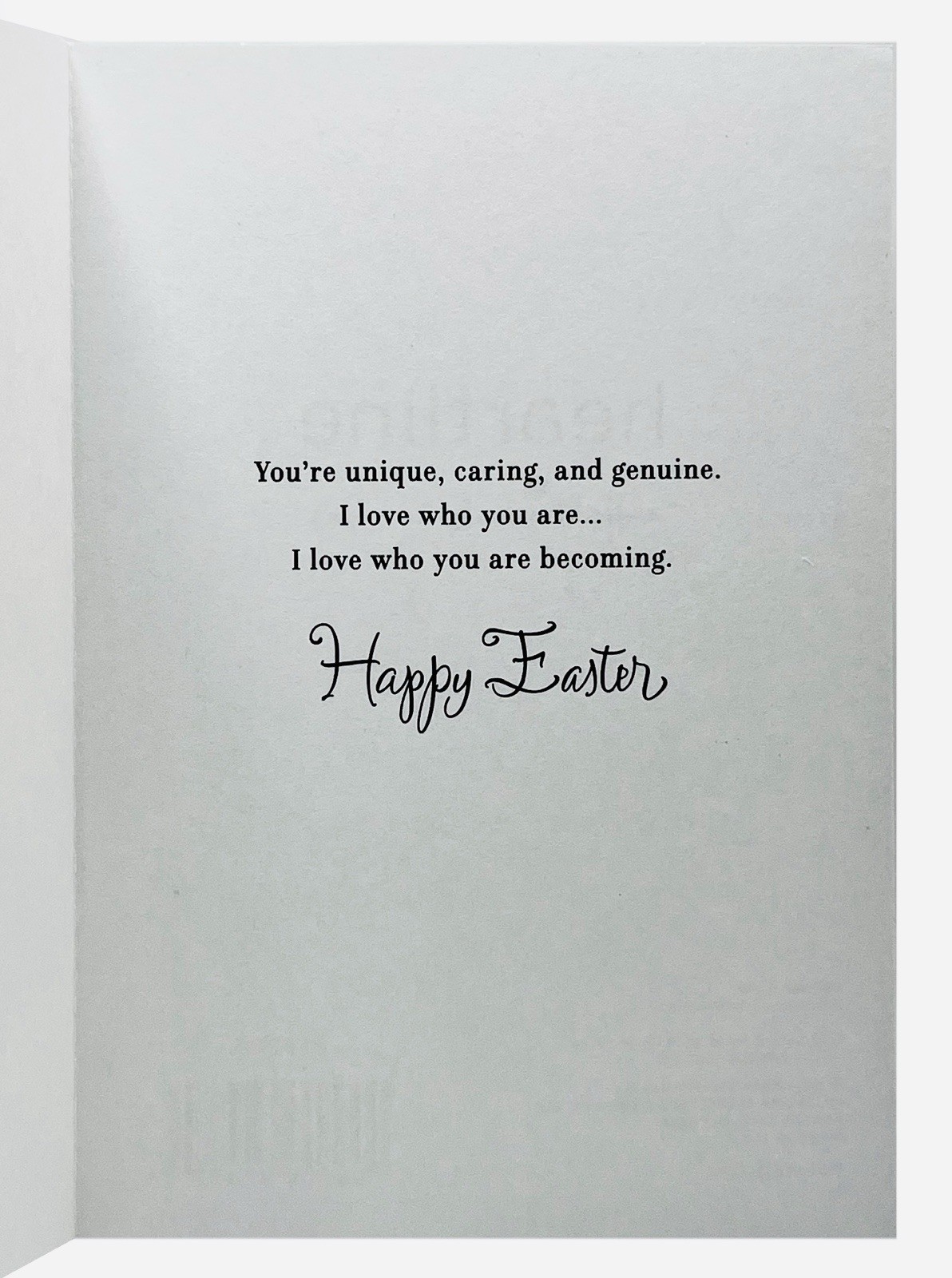 Easter Card For Granddaughter Yellow Flowers Glitter Hallmark Greeting Card NEW