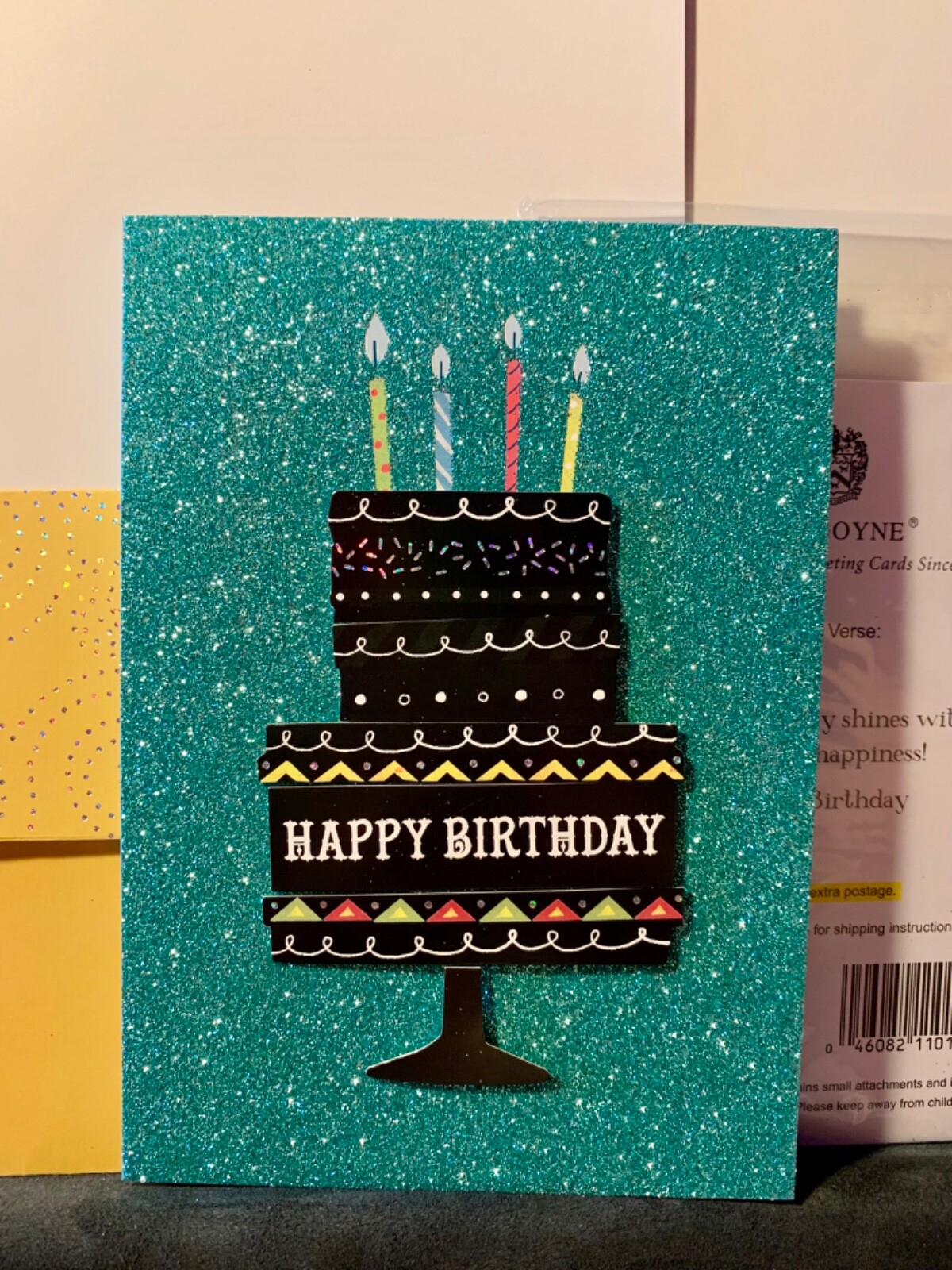 Happy Birthday Card 3D Layers of Happiness Designer Card by Burgoyne