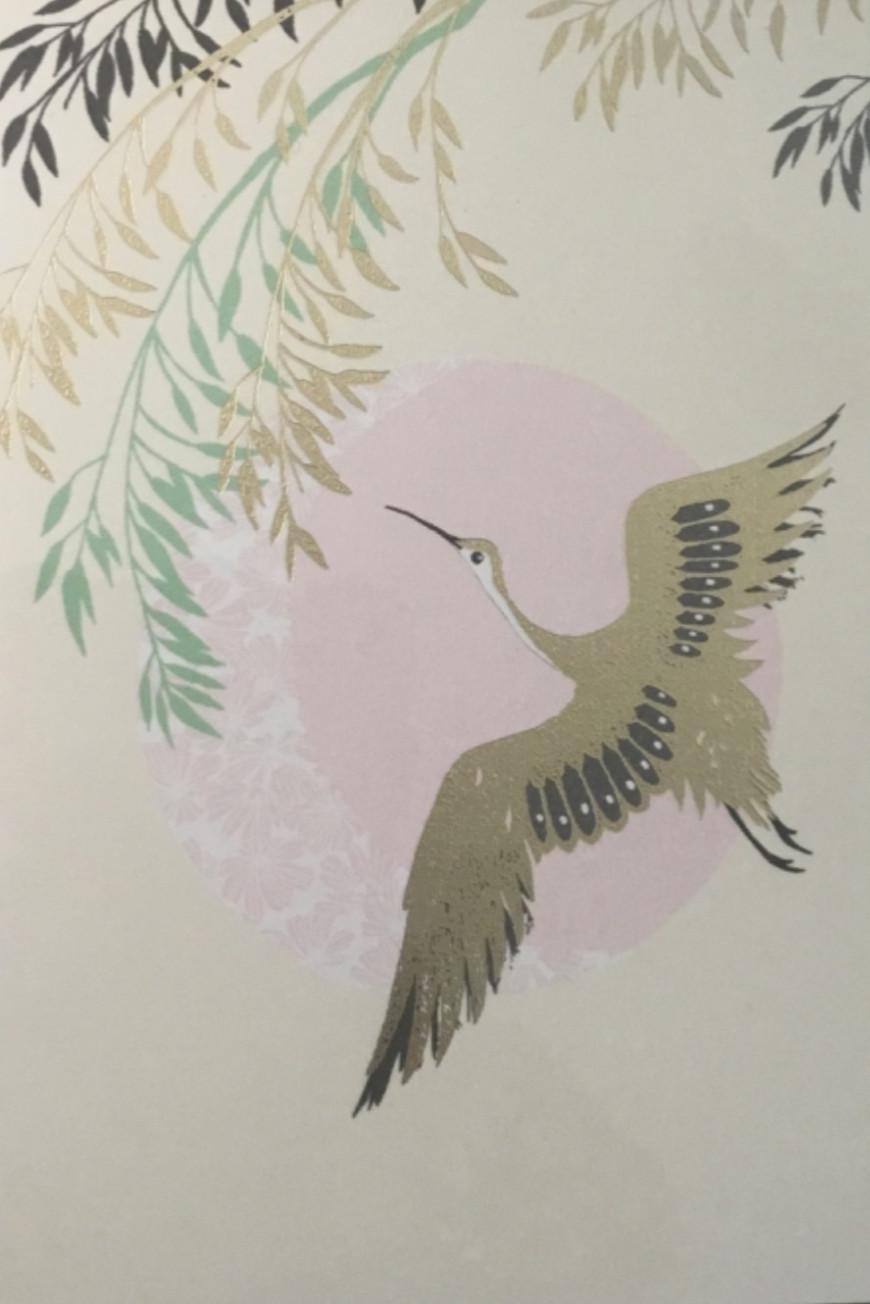 Meraki- Blank- Crane Flying – Foil- UK
