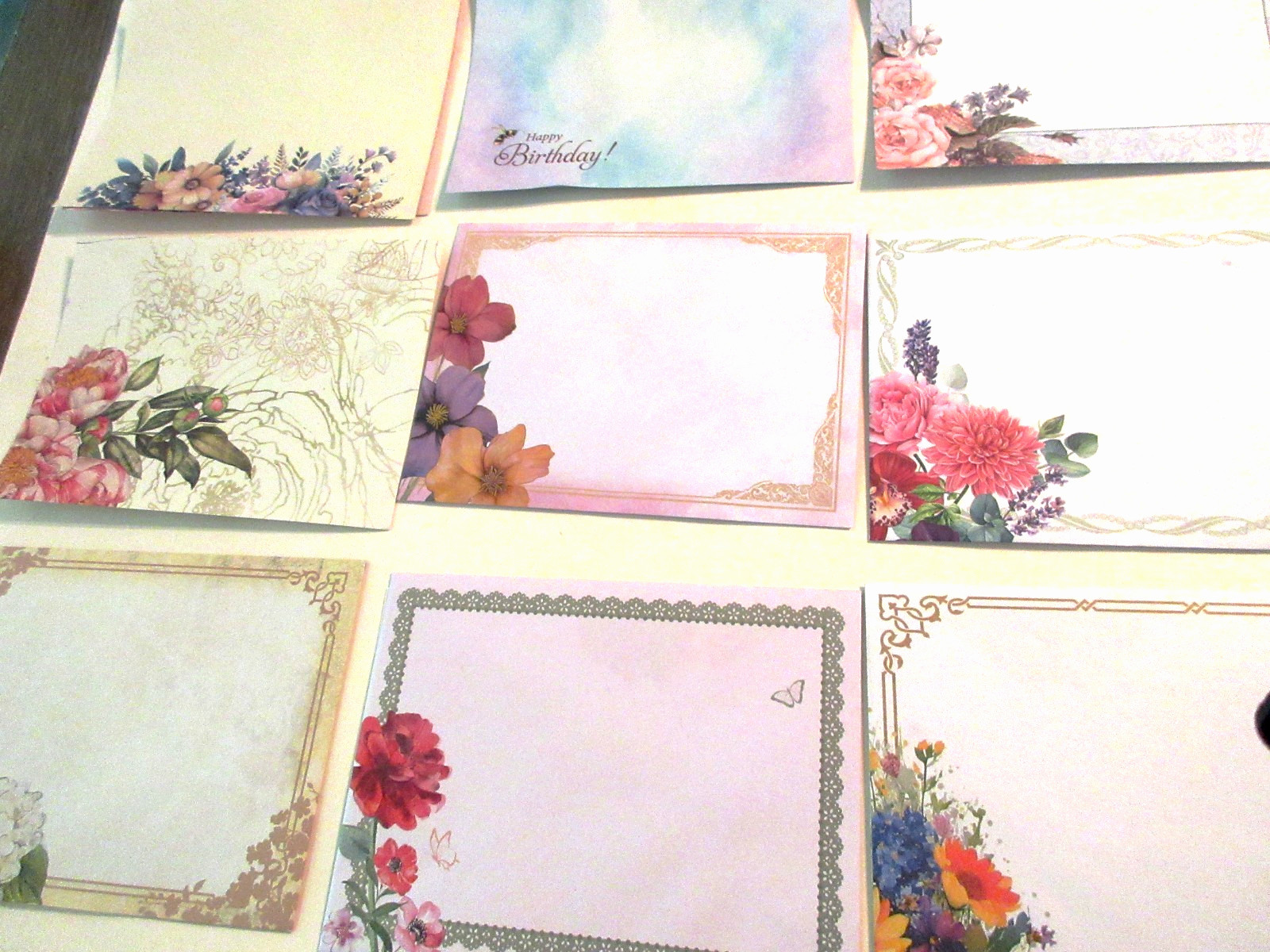 12 Happy Birthday Greeting Card/Envelops Someone Special Happiness 5 1/2″x7 3/4″
