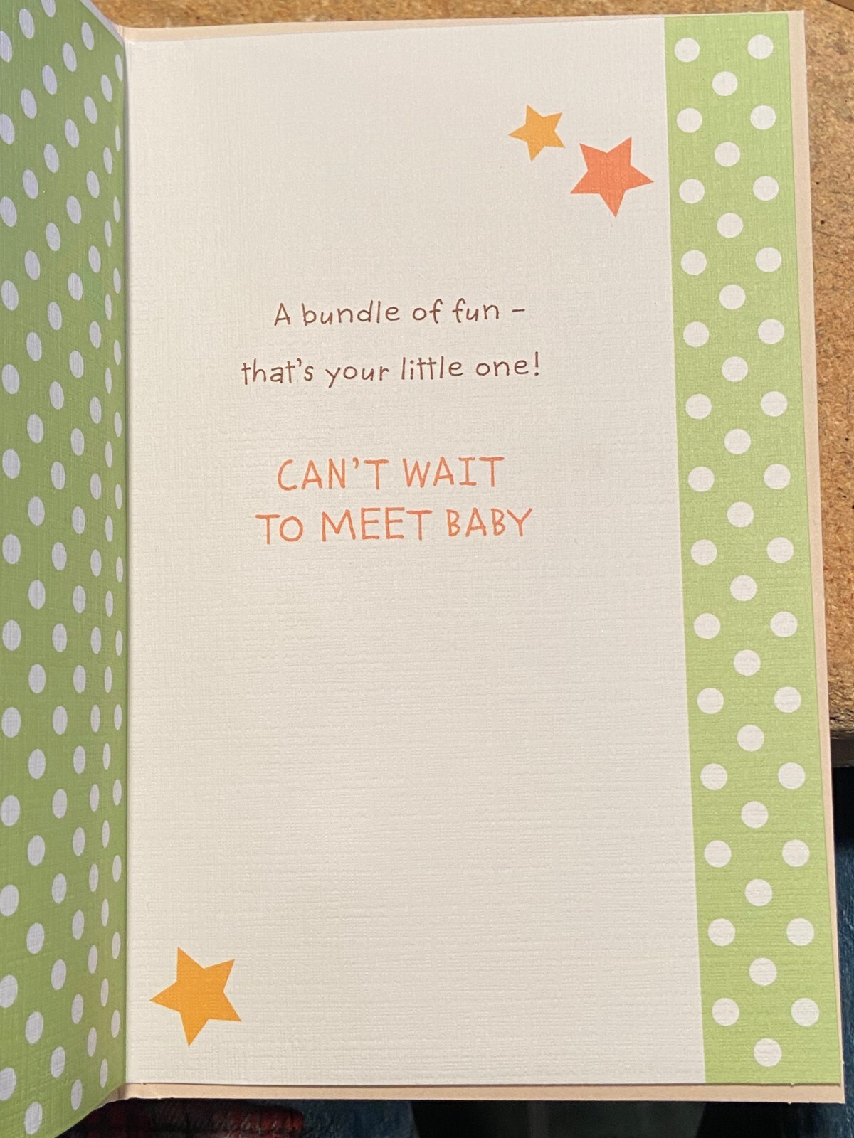 Carlton Cards Neutral Baby’s Almost Here Card *NEW* ccc1