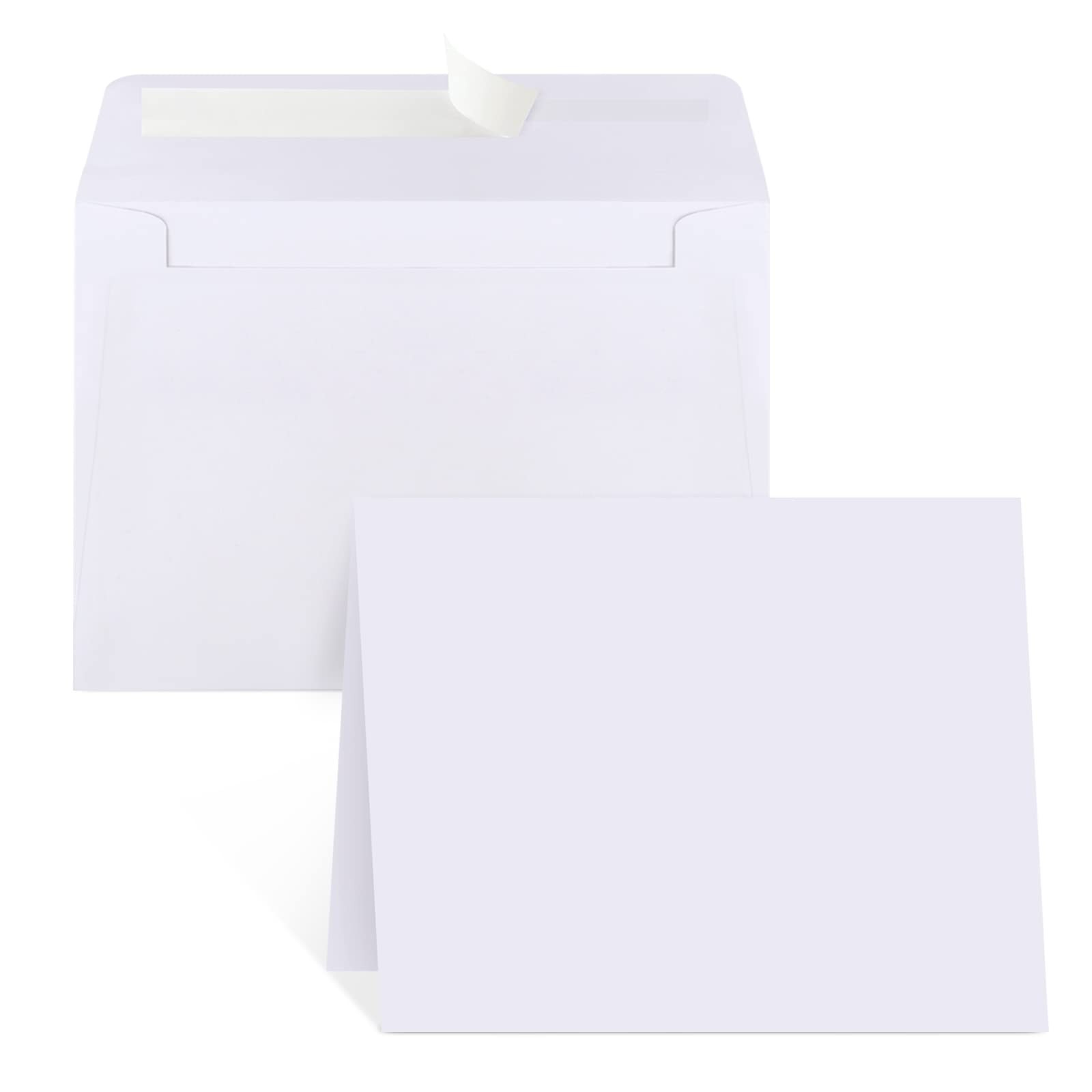 Blank Cards and Envelopes 4×6, 30 Pack White Invitation Cardstock with 30 Pack E