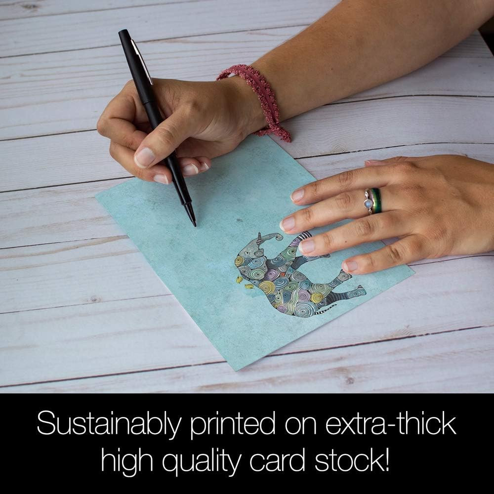 – All Occasion Cards – Artful Designs – 12 Greeting Cards + White Envelopes – Ma