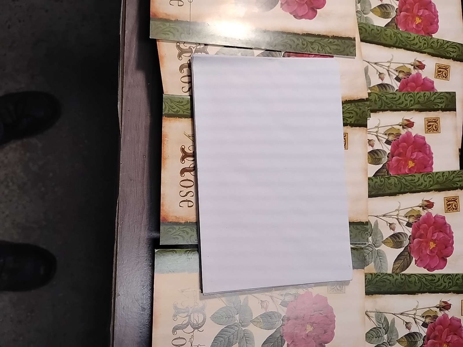 New Vintage Rose Greeting Cards Lot Of 10 W/Envelopes