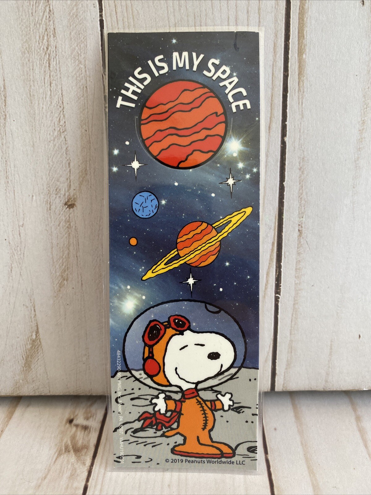 Set Of 3 Snoopy Woodstock Peanuts Laminated Bookmarks Reading Space All Stars