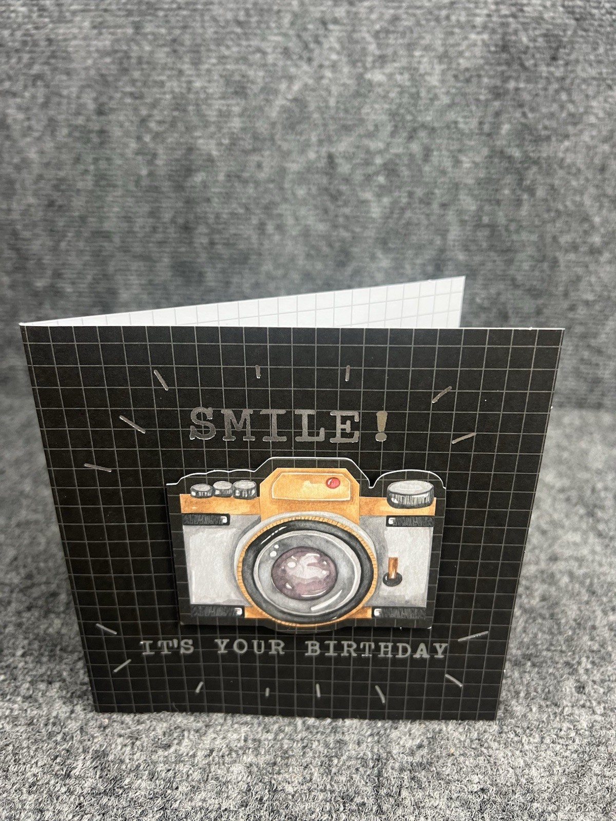 ‘Smile! It’s Your Birthday’ Card Camera 5.75”x5.75” By Magidesign EEU1548 2021