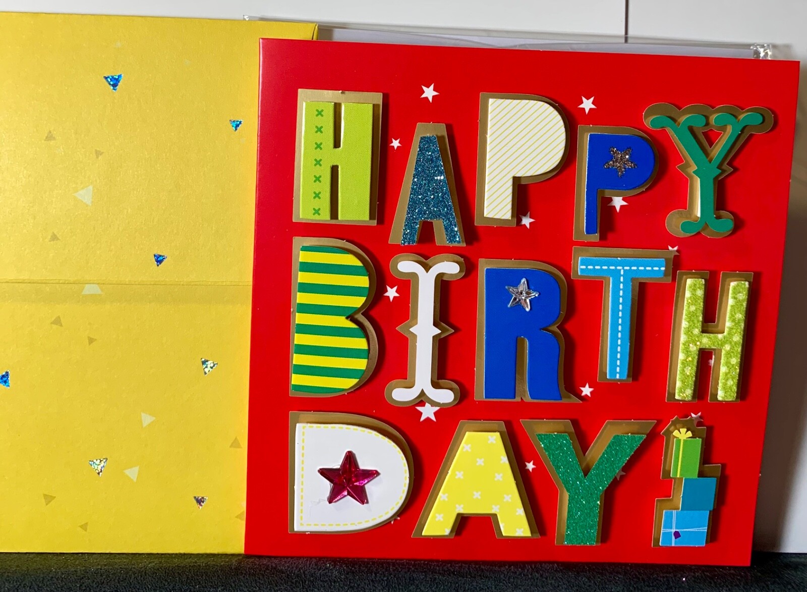 Happy Birthday Card 3D Bright Beautiful Designer Burgoyne