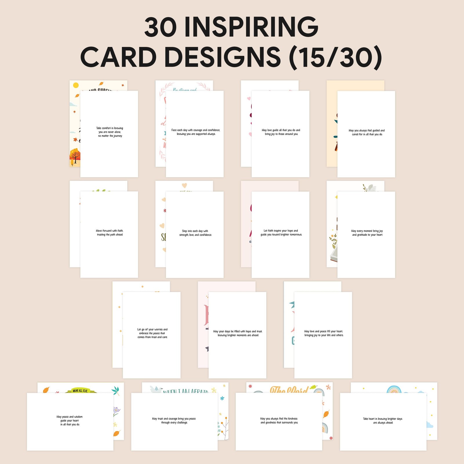 120 Pack 4x6in Christian Encouragement Cards Bulk with Envelopes and Stickers…