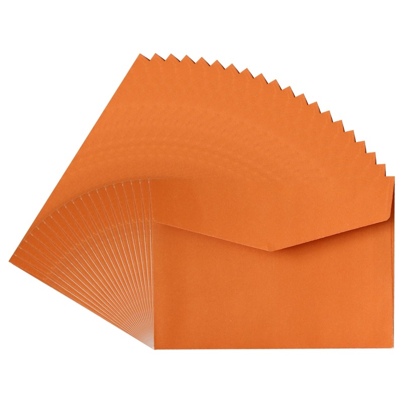 20Pcs Retro Colorful Envelopes Solid Color Envelope for Birthday Card Invitation