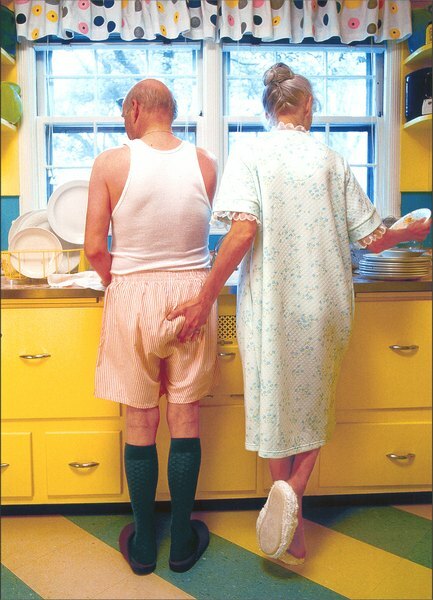 Woman Goosing Husband Funny Birthday Card – Greeting Card by Avanti Press