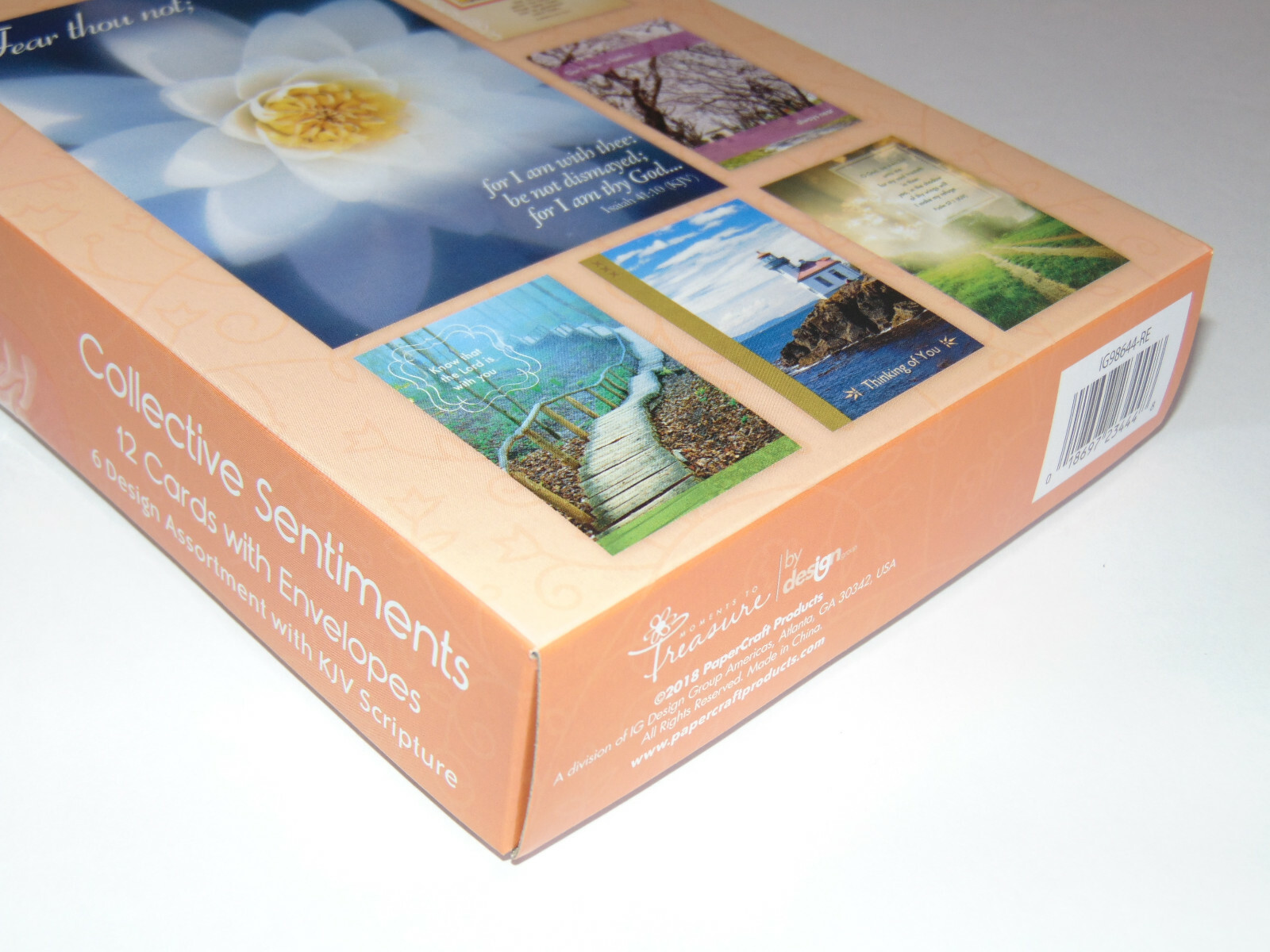 BOX 12 Christian SYMPATHY & SENTIMENTS Greeting Cards, KJV Bible Scripture Verse