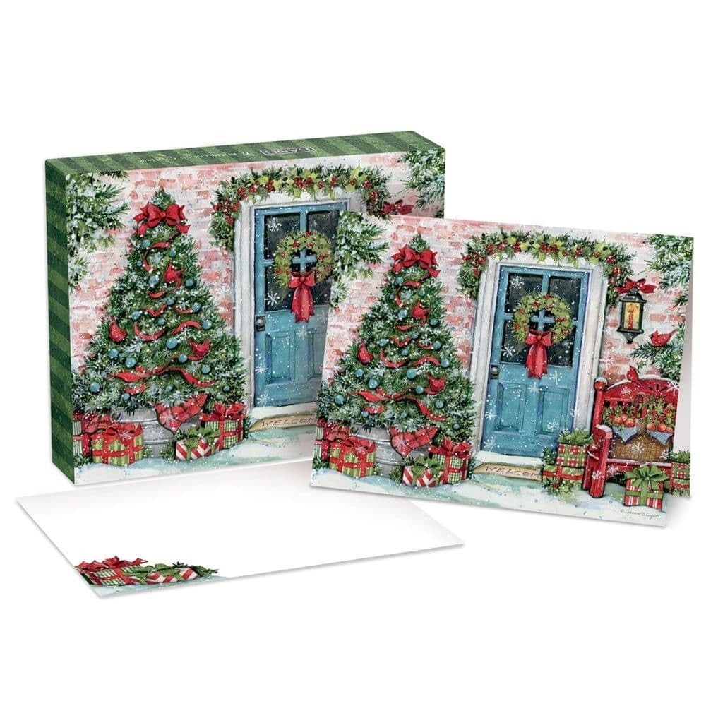 Lang Greenery Greetings Boxed Christmas Cards, 18 Cards & 19 Envelopes, Full-Col