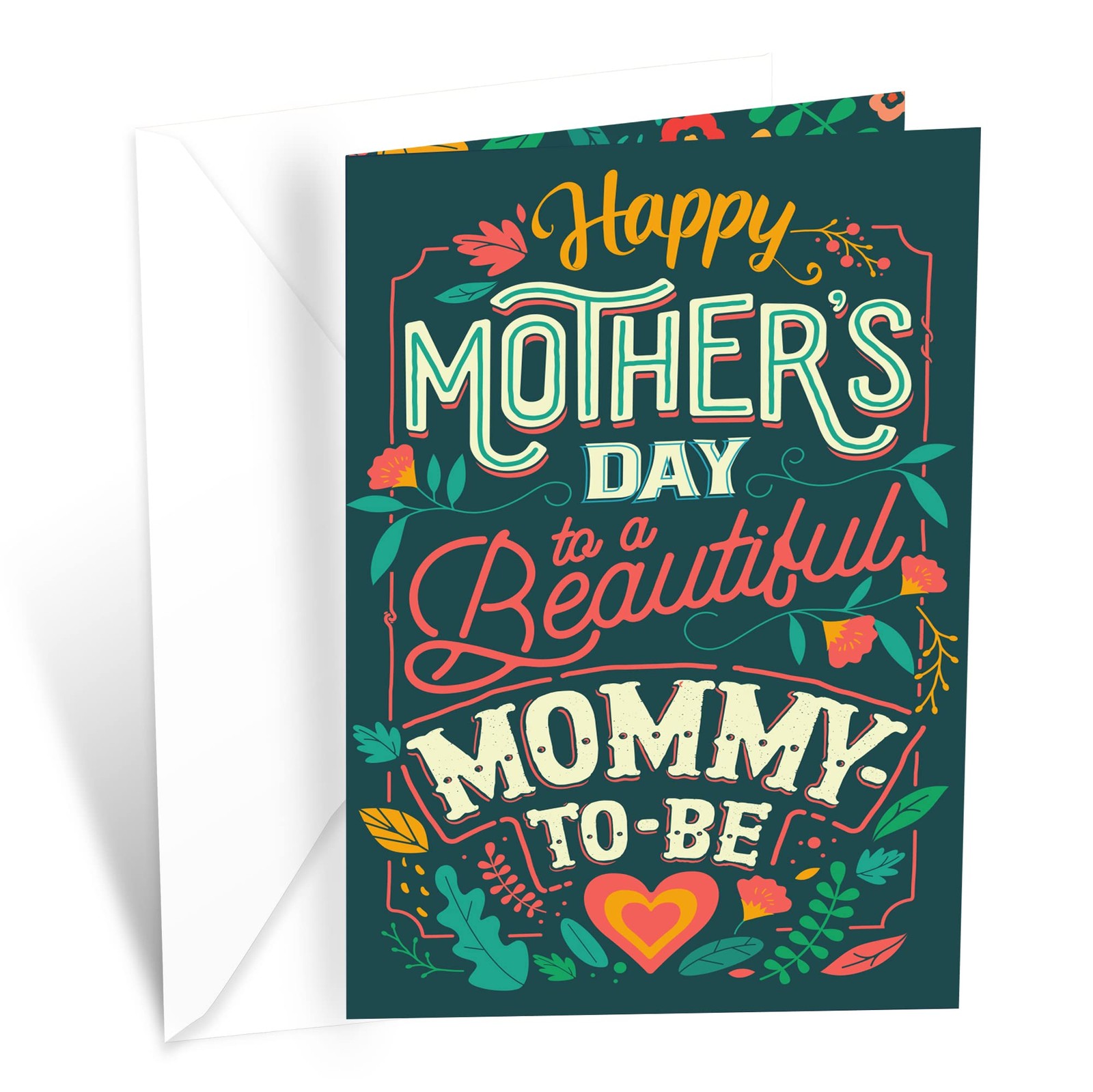 Mother’s Day Card Made in America Eco-Friendly Thick Card Stock 5in x 7.75in