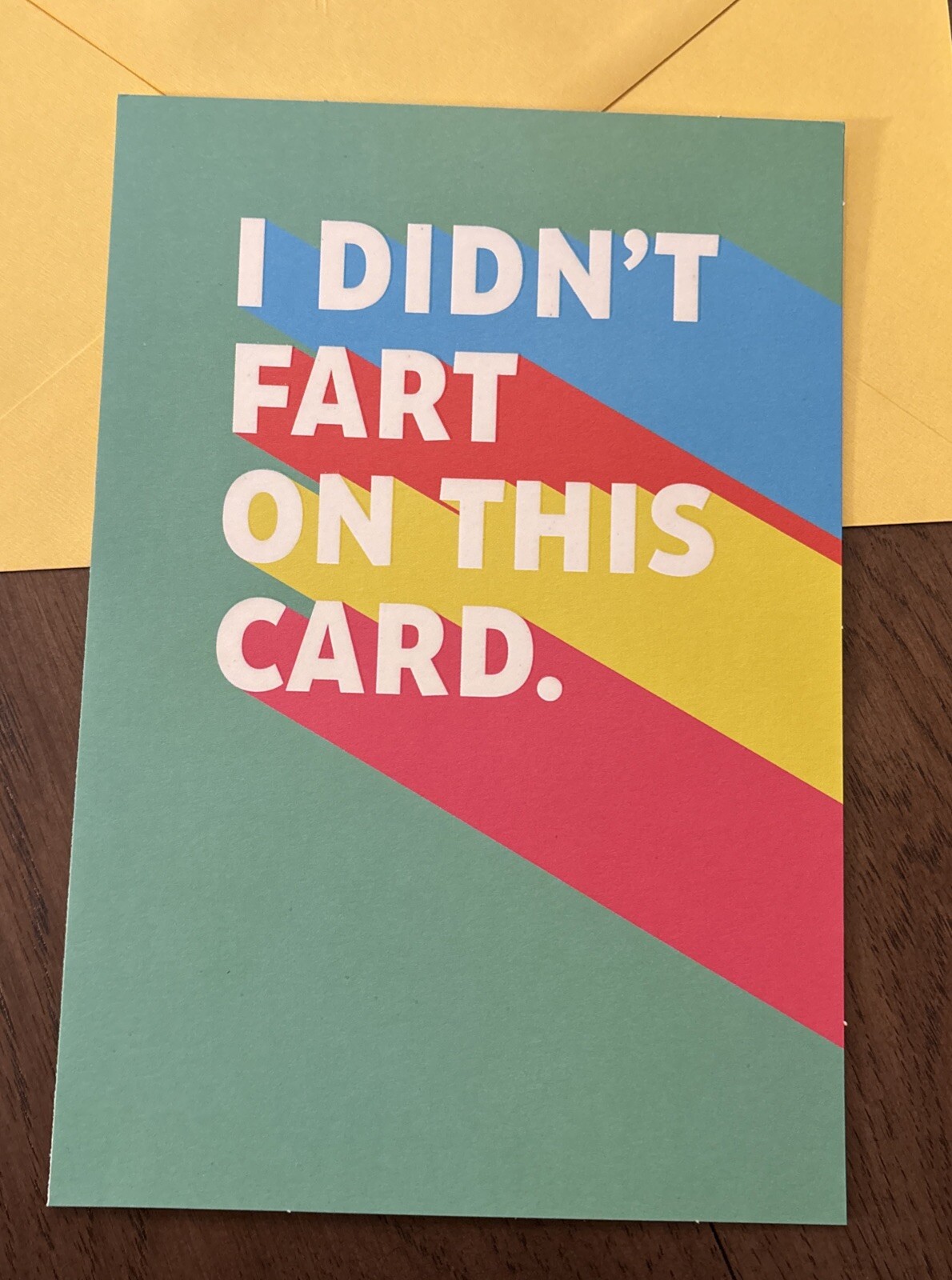 Funny Birthday Fart Humor Hilarious 5.5” X 8” Hallmark Comedy Club Greeting Card