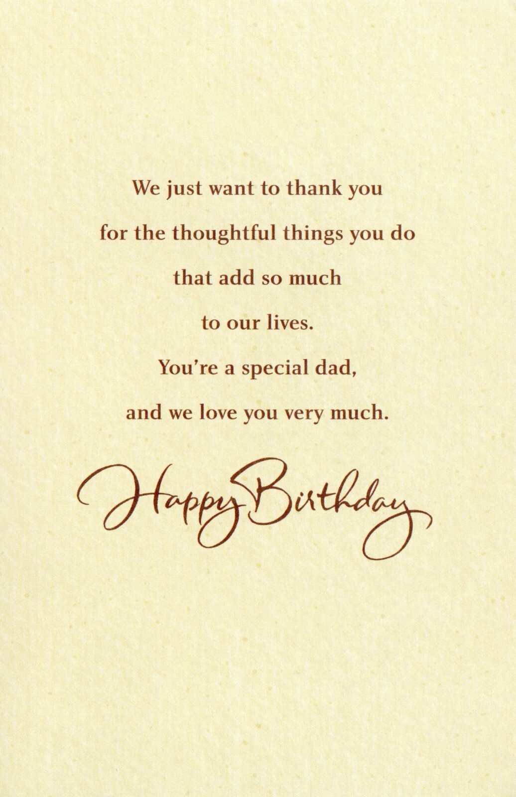 Loving BIRTHDAY Card FOR DAD FROM MULTIPLE, Fall Leaves — American Greetings + ✉