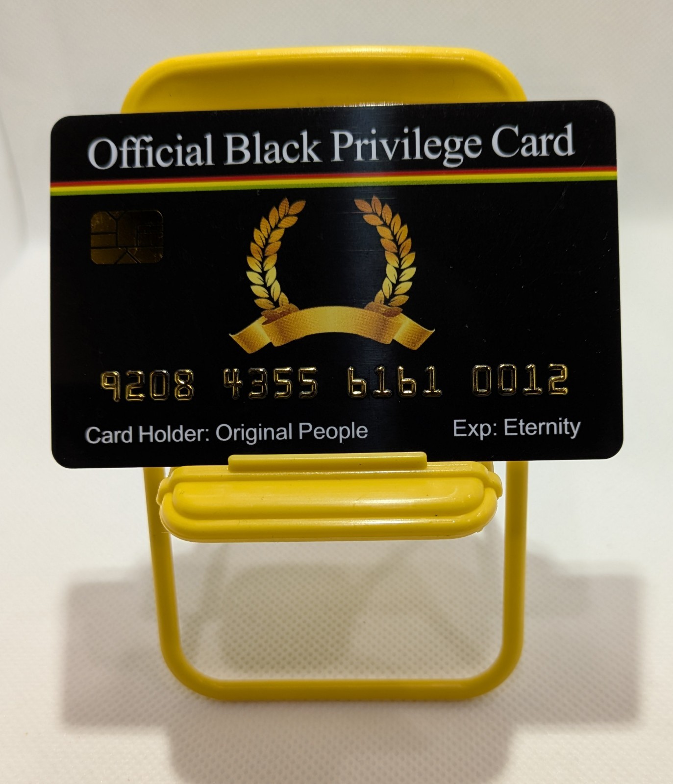 Aromabug™ 8 Pack: Aromabug Funny Fake Bankcards, Official Privilege of BLACK